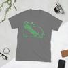Mathe Dreieck Humor Hypotenuse Unisex T-Shirts Freizeit-T-Shirts Kurzarm Rundhals-T-Shirts Reine Baumwolle Originalkleidung