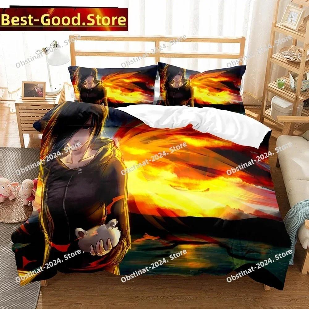 3D Anime Tokyo Ghoul Bedding Set Printed single Comforter Quilt Bed Cover Duvet Cover Pillow Case 3 Pieces Sets Kids Adult Size