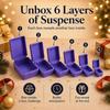 6-Schichten-Versteckte Überraschungsbox 3D-gedruckte Scherz-Geschenkbox Mini-Mittelfinger-Set Typ Geschenkbox für Weihnachten Geburtstagsfeier Dekoration