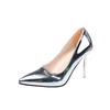 High Heels Single Shoes Black Slim Heels Autumn Temperament Pointed Heels Shoes High Sense Large Size
