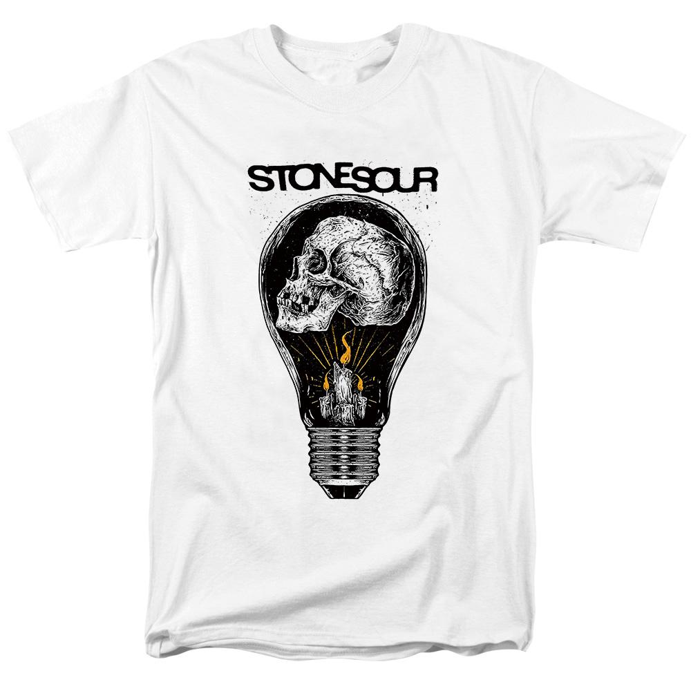 Metal Rock T-shirt Men's Summer Casual Versatile Comfortable Loose Short-sleeved Crew Neck Top Trendy Men's Clothing