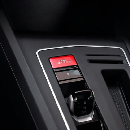 Red Aluminum Alloy Car Console Engine Start Button Sticker For VW Golf 8 -23
