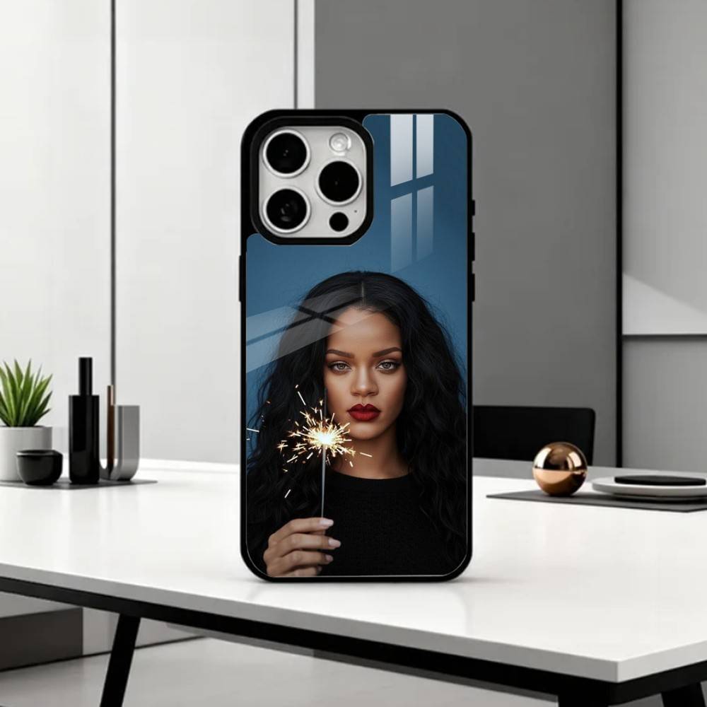 R-Rihanna Navy F-Fan Club  Phone Case For iPhone17,16,15,14,13,12,11 Plus,Pro Max Magnetic For Magsafe Wireless Charging