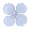 Resin Coaster Mold 5Pcs Silicone Moulds for Resin Casting,Agate Coaster Epoxy Molds Epoxy Resin Casting Mould Home Decor