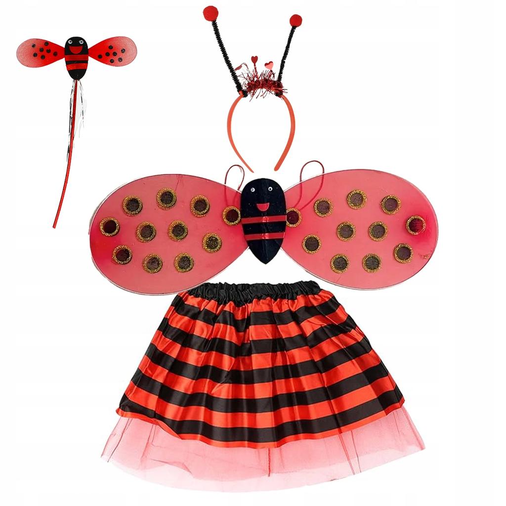 [PACZA] Ladybug Carnival Costume For Children H46