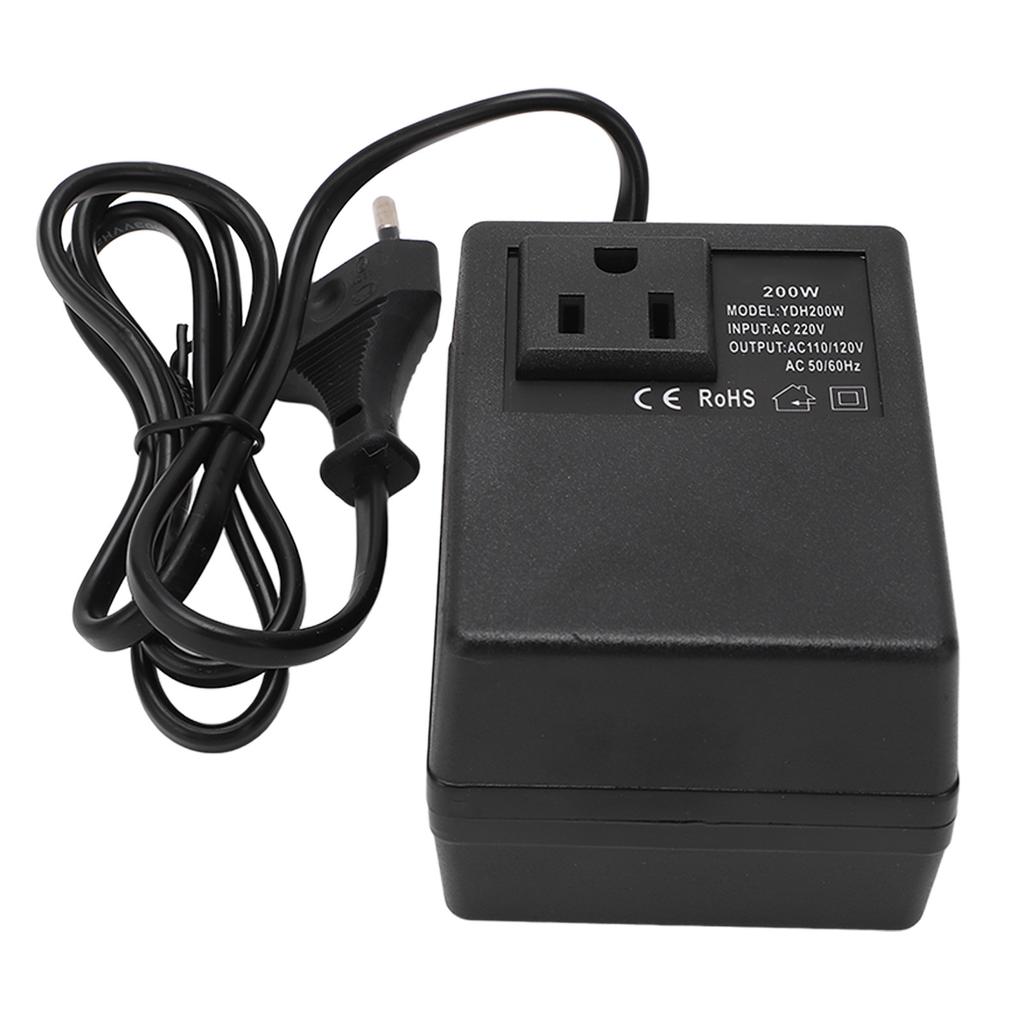 Travel Adapter with Voltage Converter Universal Travel Plug Adapter 200W Maximum
