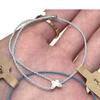 Mint Butterfly Wax Thread Versatile Luxury Braided Bracelet Women's Fashionable White Design Hot Sale