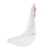 Bridal Veil Mesh Design Extra Long Wedding Veil Stunning Hairstyle Veil Scalp-friendly Soft Drooping Bridal Veil