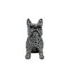Cute French Bulldog Home Decoration, Handcrafted Resin Sculpture for Desk and Shelf Display