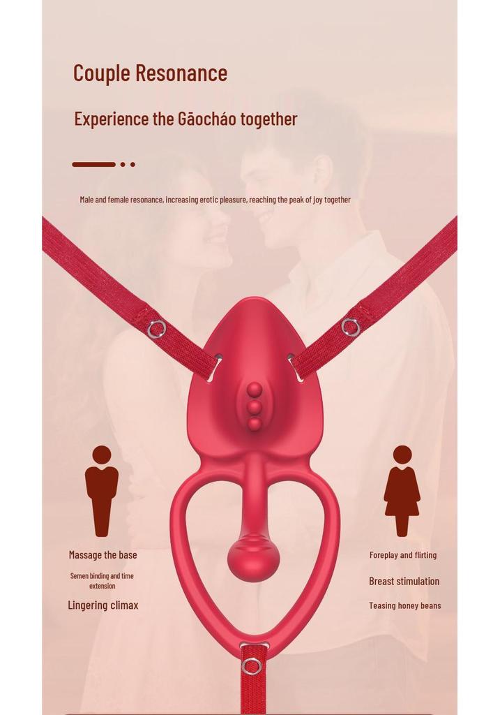 Remote Control Wearable Toy for Couples: Female & Male Enhancement Device