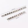 3/8 Inch Socket Storage Rack Stainless Steel With 8/10/11 Clips Socket Storage Rack For Storing Loose Socket Rail