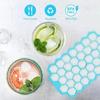 Food Grade Soft Silicone Ice Cube Mold with Cover, 37 Grid, Washable and Reusable, Easy Removal, Home Kitchen Tools, 1PC