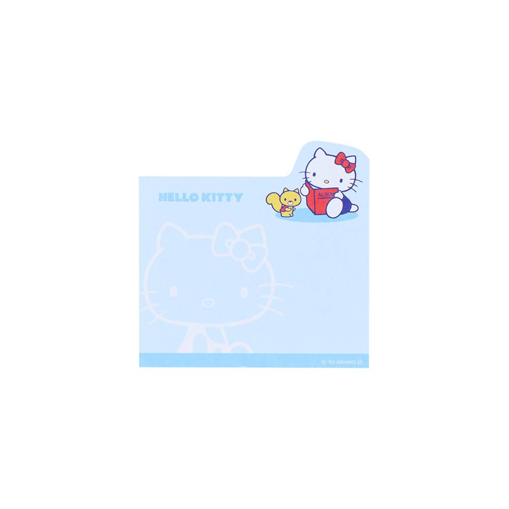 Stationery Hello Kitty Sanrio Characters Sticky Blocks with Your Favorite S2849798 Sun-Star Notes, Die-Cut Patterns,