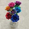 1 Piece Creative Aluminum Wire Eternal Rose Decoration - Eternal Love Artificial Flower DIY For Valentine's Day Wedding