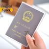 Frosted Transparent Waterproof Passport and Card Holder - Business Travel Protective Case