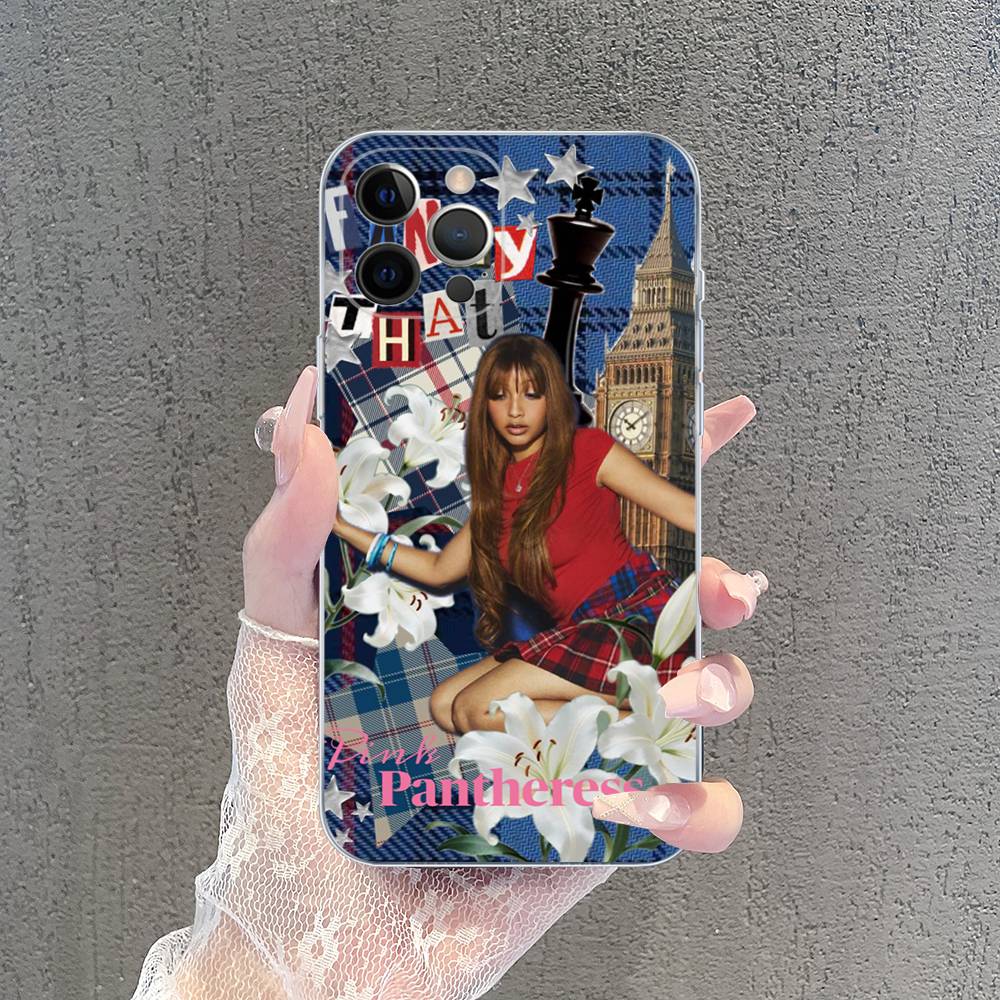 Singer P-Pinkpantheress For IPhone 17 16 15 14 13 12 11 Pro Max Plus Phone Case High End Silicone