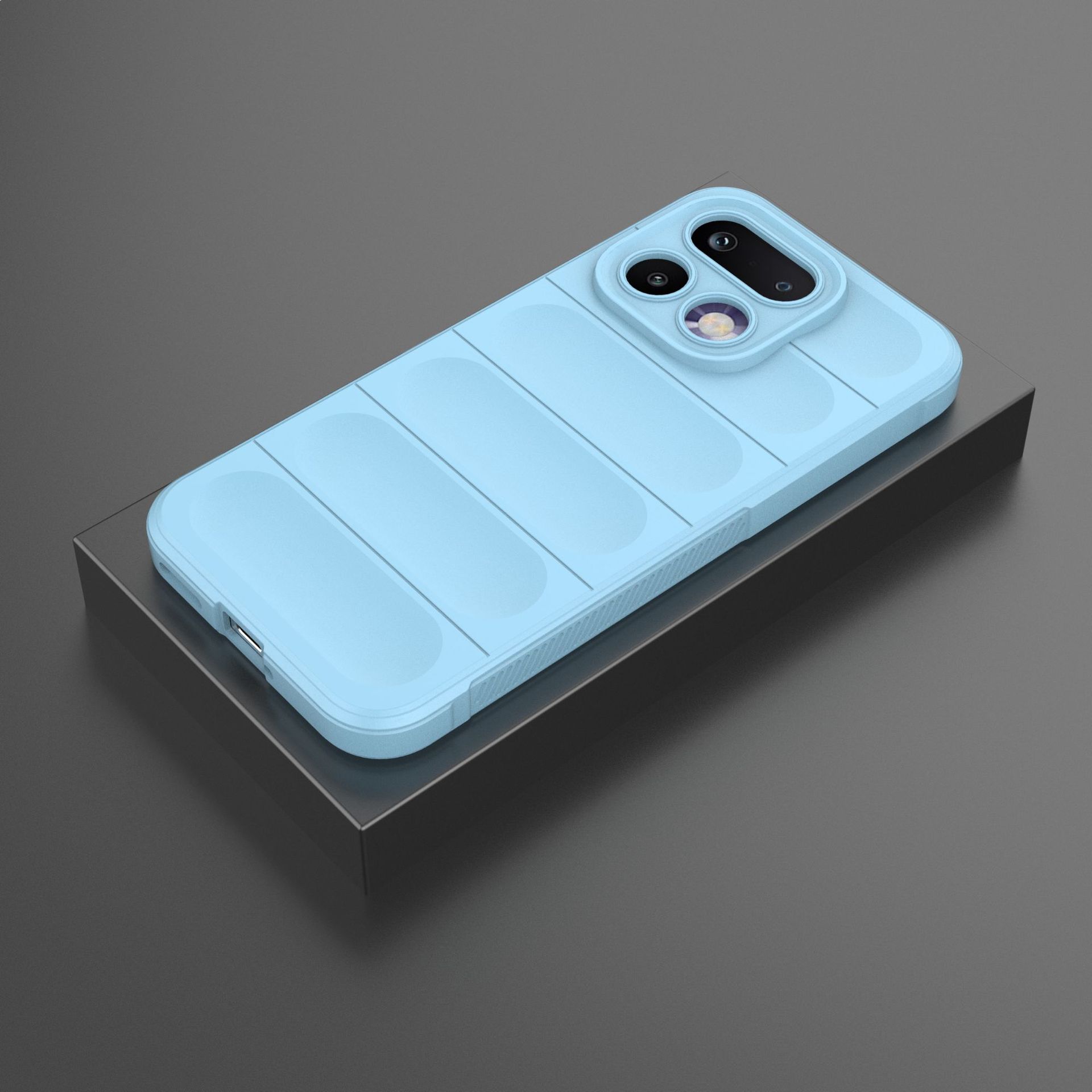 

For Oppo Realme 16 Pro 5G Phone Case,Soft TPU Shockproof Phone Cover for Oppo Realme 16 Pro 5G світло-синій колір