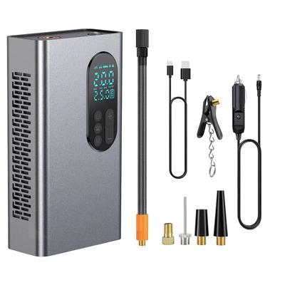 10 Seconds Inflation for Cars, Bicycles, Electric, Smart, Maximum Pressure, 150 PSI, 6,000 mAh,
