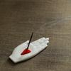 Creativity Ceramic Palmshape Incense Holder Retro Aromatherapy Stand Home Desktop Incense Burner Home Fragrance Accessories Gift