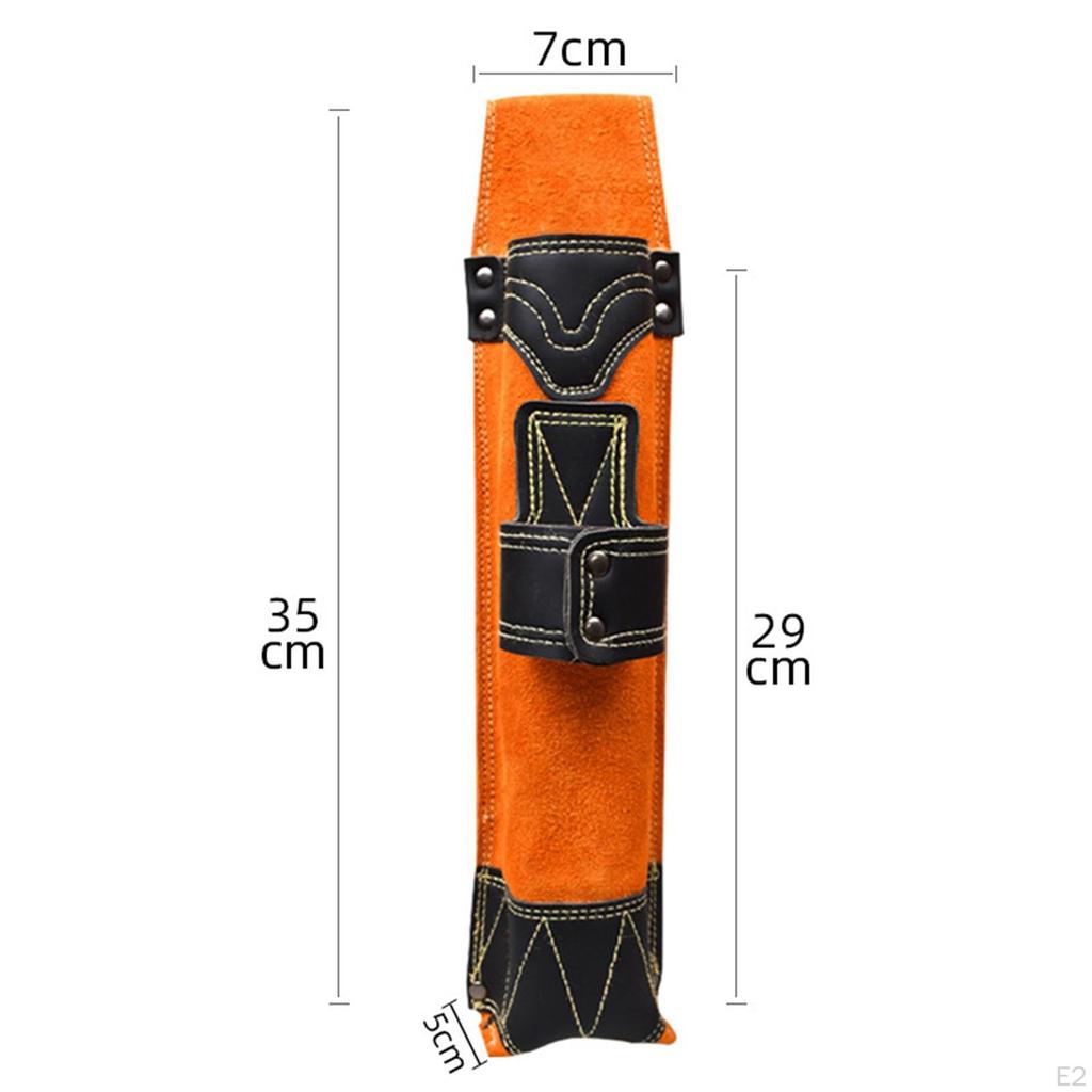 Welding Rod Storage Bag Waist Pouch Adjustable Belt Buckle Accessory Resistant To High Temperature