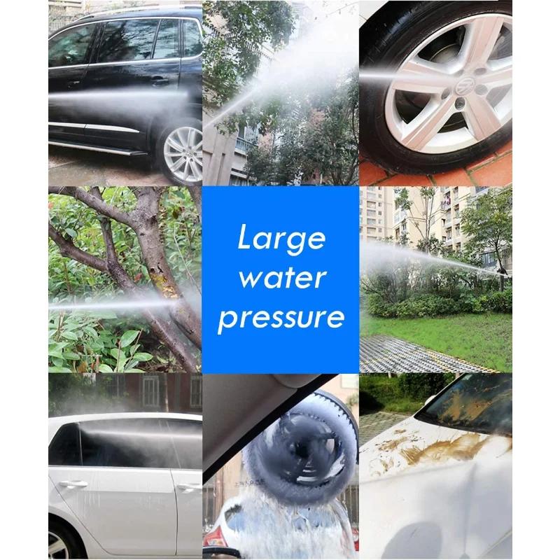 Car Wash High Pressure Water Gun Washer Water Jet Garden Washer Nozzle Sprayer Watering Sprinkler Cleaning Tool Auto Accessories