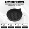 Car Cup Holder Mat, Non-Slip Silicone Coaster with Raised Edge, Anti Rattle Cup Pad for Auto Drink Holder