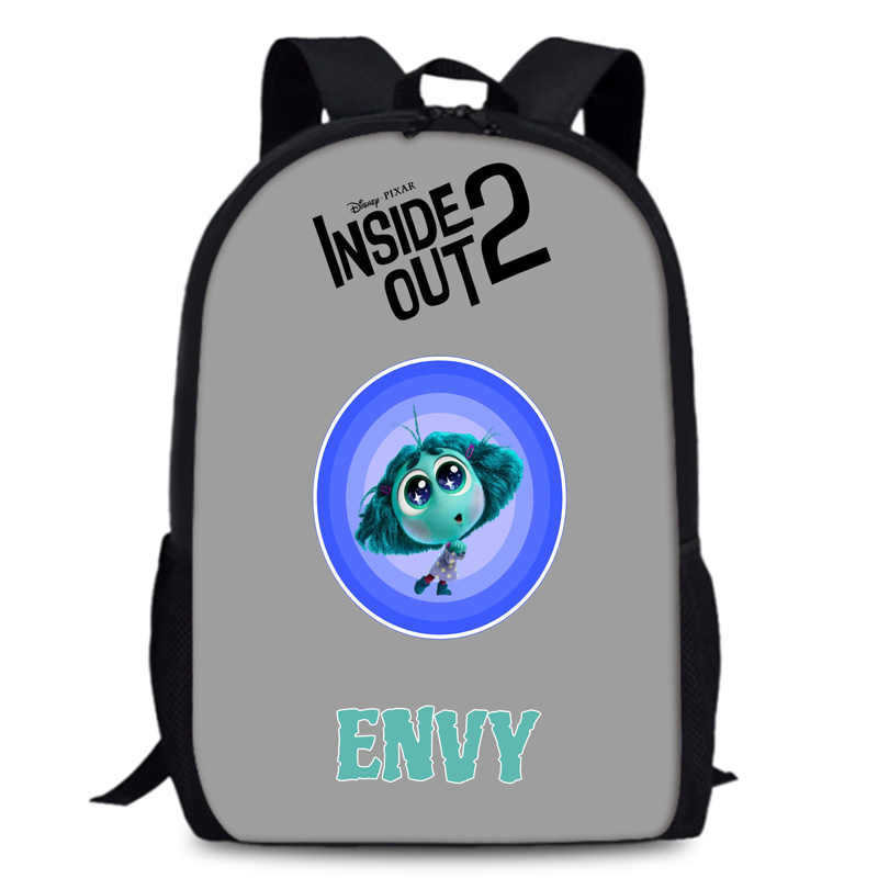 Inside Out2 Student 15-Inch Schoolbag Student Backpack, Large Capacity Backpack