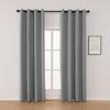 100% Linen Cotton Blackout Curtain Sun Blocking Thermal Insulation Solid Color Curtains Living Room Bedroom
