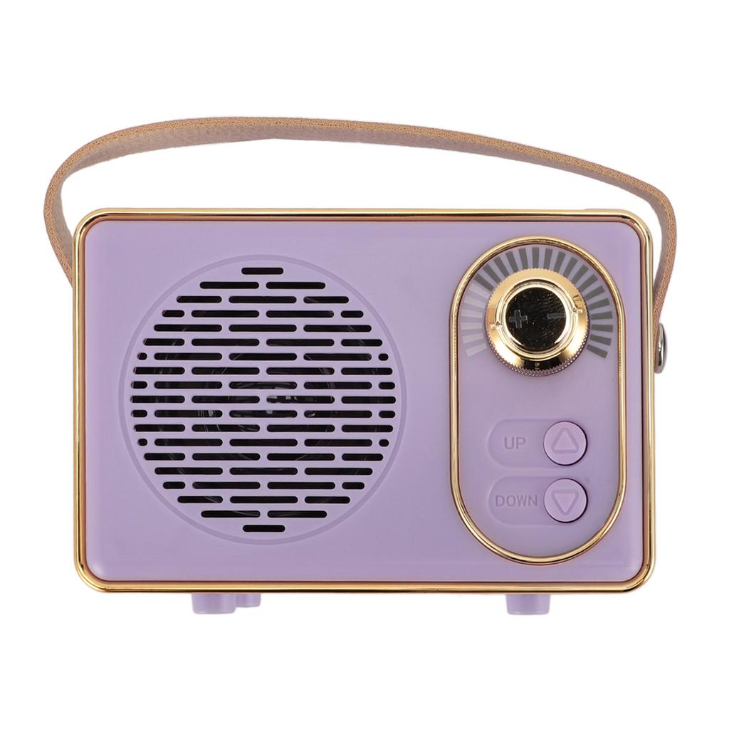 Portable Speaker Cute Old Fashion Wireless Stereo Sound 500mAh Retro Speaker for Desktop Bedroom