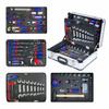 WORKPRO Home Tool Set, Tool Set, 119 Pieces, Home DIY, DIY, Furniture Assembly, Home Maintenance, Motorcycle, Car, Maintenance Tool Set, Aluminum Case