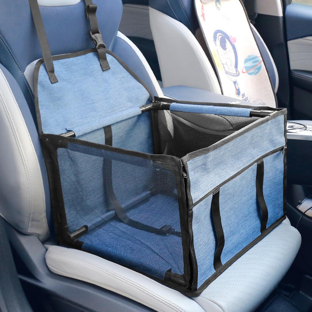 Dog Car Cushion Pet Safety Seat Dirty Pet Car Kennel Pet Mesh Hanging Bag