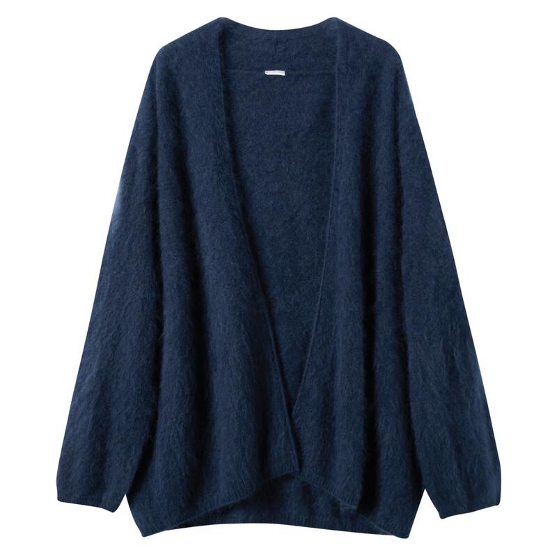 Sancai 2026 Winter V-Neck Wool Blend Cardigan