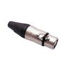Male/Female XLR Connector Plug Nickel Plated Microphone Plug Speaker XLR Jack  Speaker Accessories