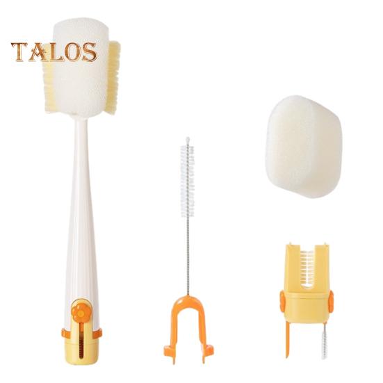 

Длинная ручка Щетка для чистки бутылочек с водой Детские бутылочки Чашки Вазы Прочная ручка Изогнутый дизайн Щетка для чистки белый