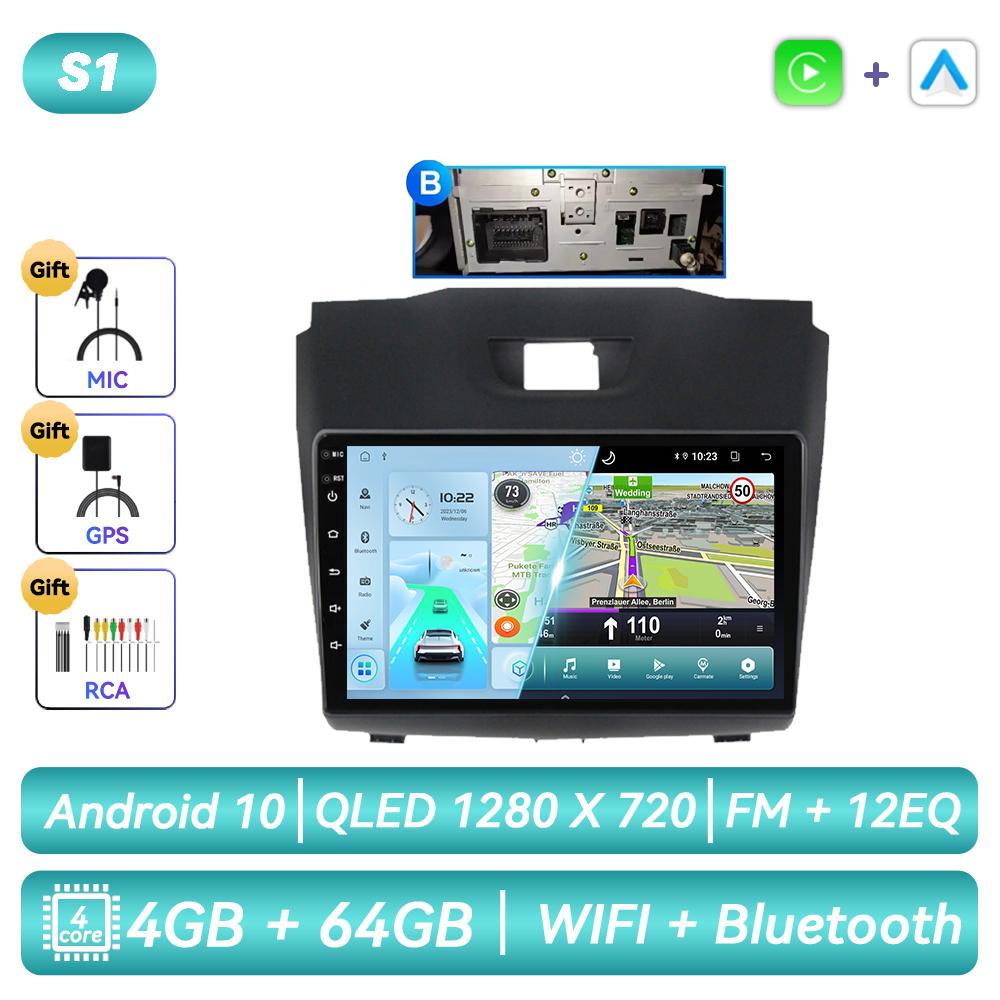 For Chevrolet TrailBlazer S10 Holden Colorado Isuzu D-Max DMAX Car Radio Android Multimedia Player Navigation GPS Auto Stereo jr2