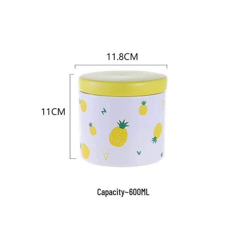ZISIZ Pineapple Ceramic Storage Jar