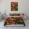 Colorful Tulip Garden Set Multiple Sizes Kid'S And Adults' Bedroom Exquisite 3Pc Bedding Set, Gift