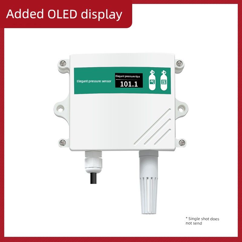 

Элегантный датчик давления Элегантный датчик обнаружения давления Высокоточный барометр RS485 4-20 мА 0-5 В Added OLED display
