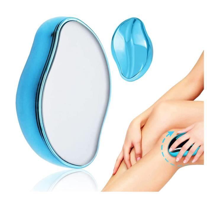 Gomme Epilatoire, Gomme Depilatoire Femme Indolore, Gomme Cristal éPilation Lavable, Outil D'éPilation Portable Nano Cristal Hair