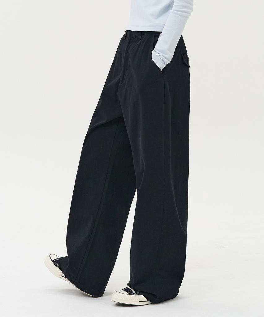 TOFFEE WOMEN W Classic Cotton Pants (Black)