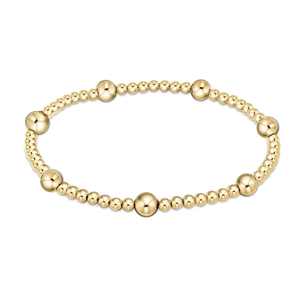 

Vlen Bracelets for Women Beads Chain Waterproof 18K Gold Plated Accent Bracelet Minimalist Jewelry 3mm & 5mm Beaded Pulseras