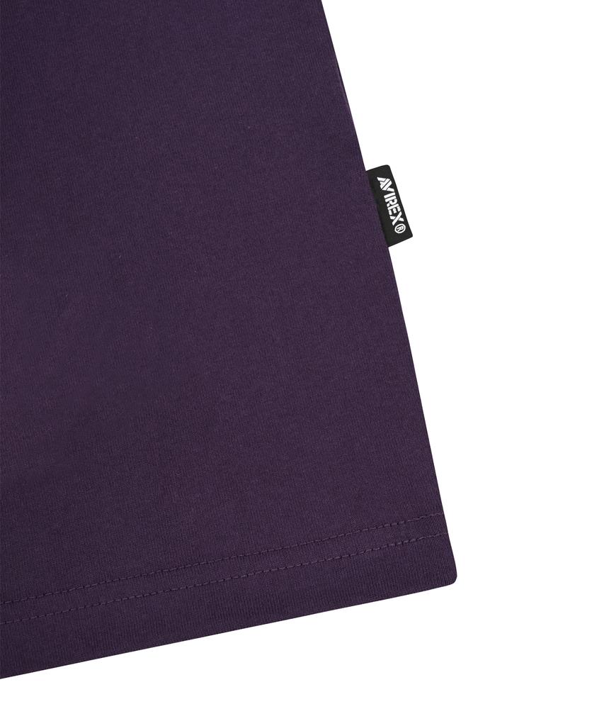 Abilegseu Avirex Usa Print T-Shirt / 7835234002 Purple