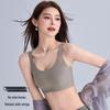 Women's No-Wire Support Bra: Comfortable, Side-Smoothing, Anti-Sagging, Thin Style with Wide Straps