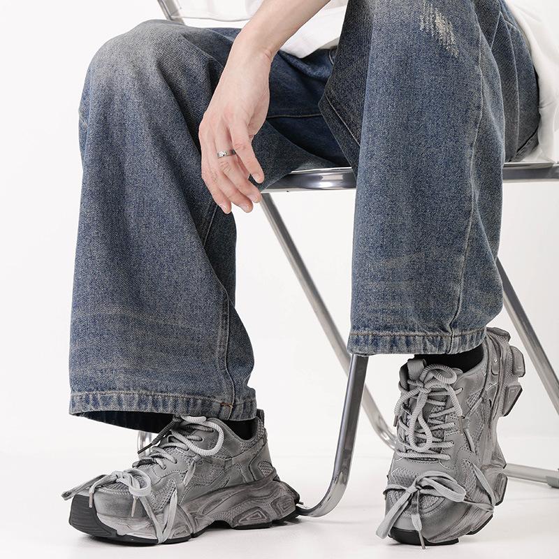 2025 Pánské platformové tenisky Designové barevné sladění Tátovy boty Pohodlná měkká podrážka Zvyšující běžecké boty Zapatillas Hombre