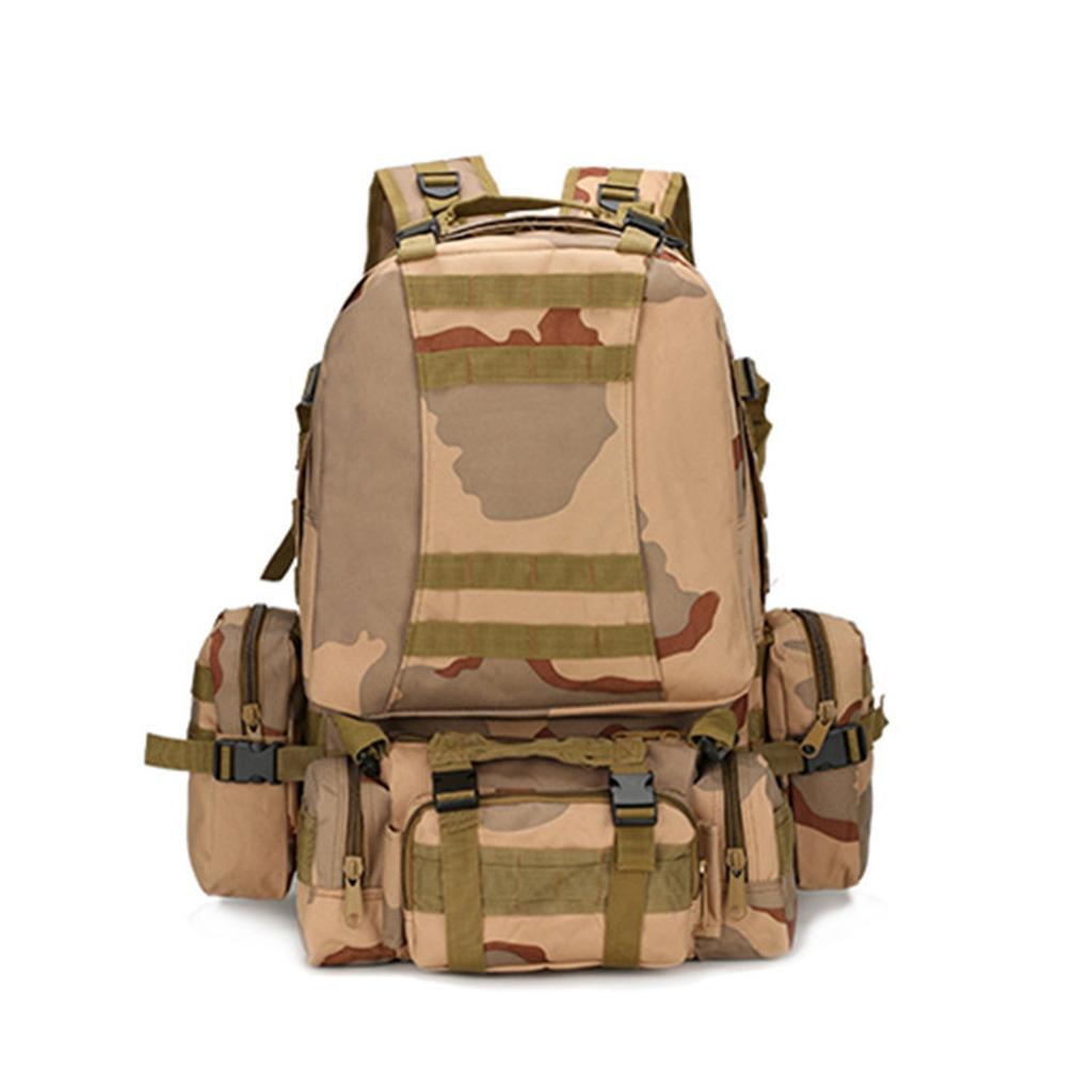 50L  Backpack Outdoor Camping hiking Backpack Large Capacity Storage Combination Rucksacks 4 in 1 Backpack