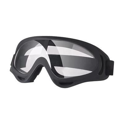 1PC Motorcycle Goggles For Over Glasses UV400 Anti-Fog Shatterproof Clear Lenses