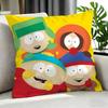 Cartoon South Park Cushion Cover Cushion Cover Set 4Pcs 50X50 45X45 40X40 Pillowcase Decorative Sofa Home Decor