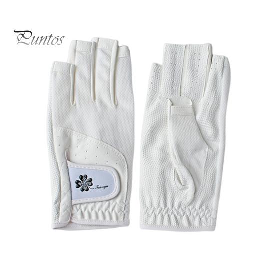 

1 пара перчаток для гольфа Противоскользящие силиконовые поглощающие пот дышащие сенсорные экраны Мужчины Женщины Левая правая рука Спортивные перчатки на открытом воздухе Аксессуары для гольфа M белый