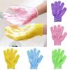 5 Pcs Shower Bath Gloves Exfoliating Wash Skin Spa Massage Scrub Body