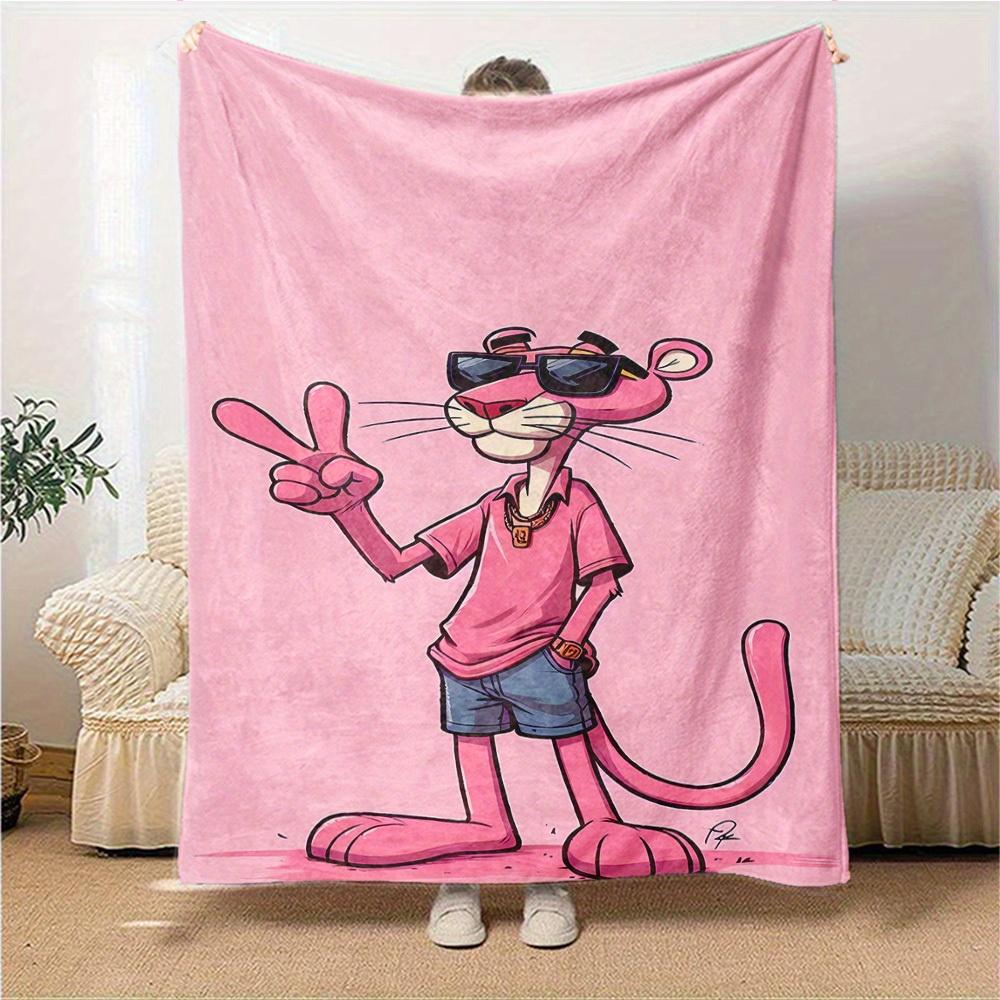Anime Attack On Titan Eren Mikasa Cartoon Flannel Blanket,Warm and Cozy Soft Throw Blanket for Home Bedroom Bed Sofa Cover Kids